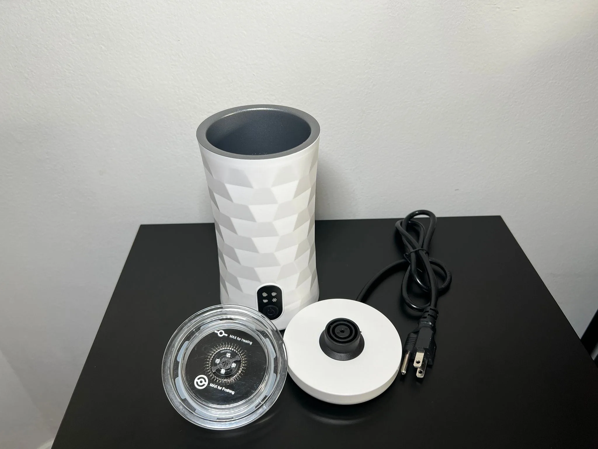 Electric Milk Frother and Steamer, 4 IN 1 Hot & Cold Foam Maker thumbnail