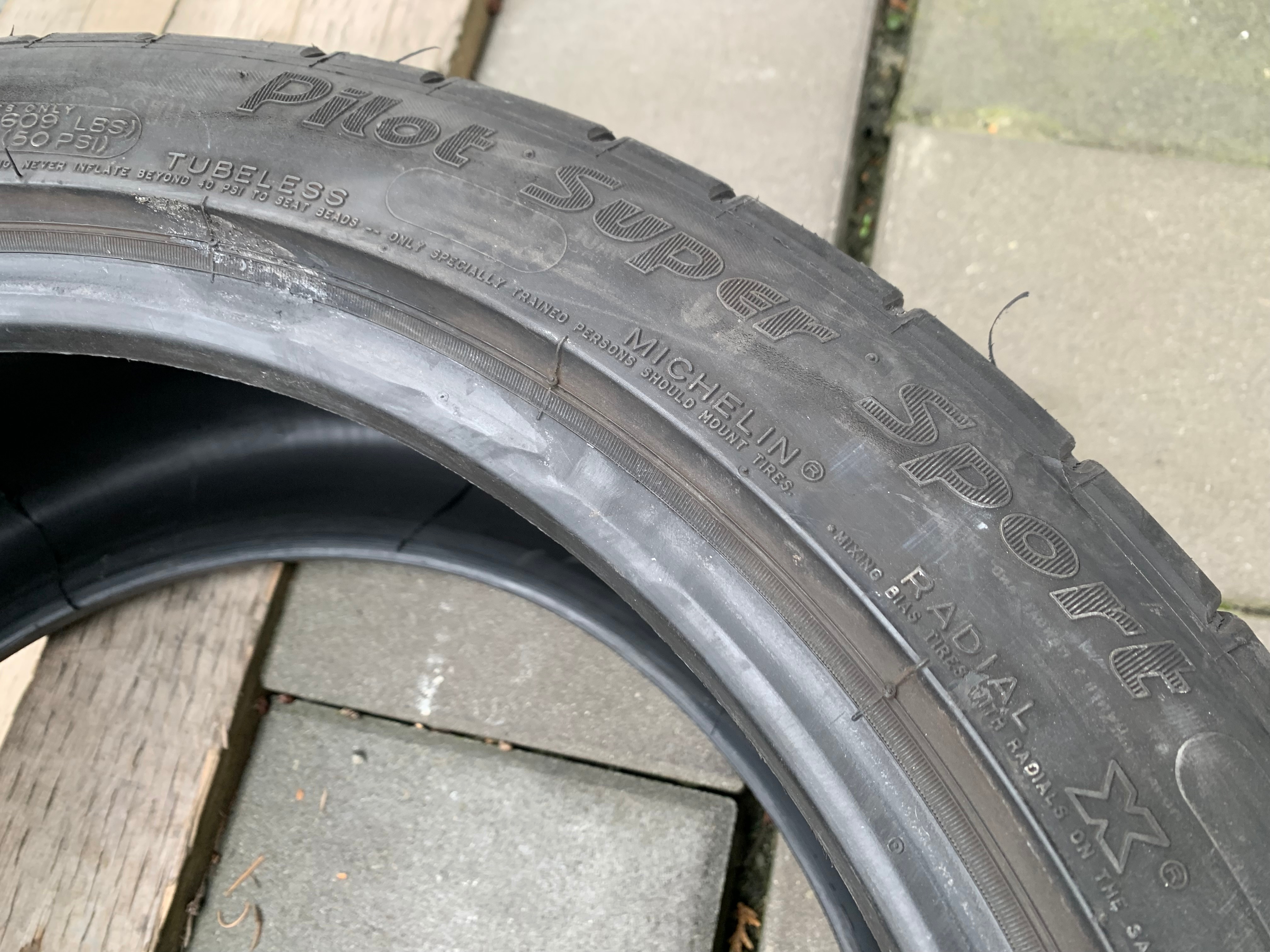 1 X single 245/40/18 97Y Michelin Pilot Super Sport w 55% tread - photo 5