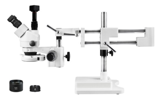 Walter Products 3.5x - 90x Trinocular Stereo Microscope