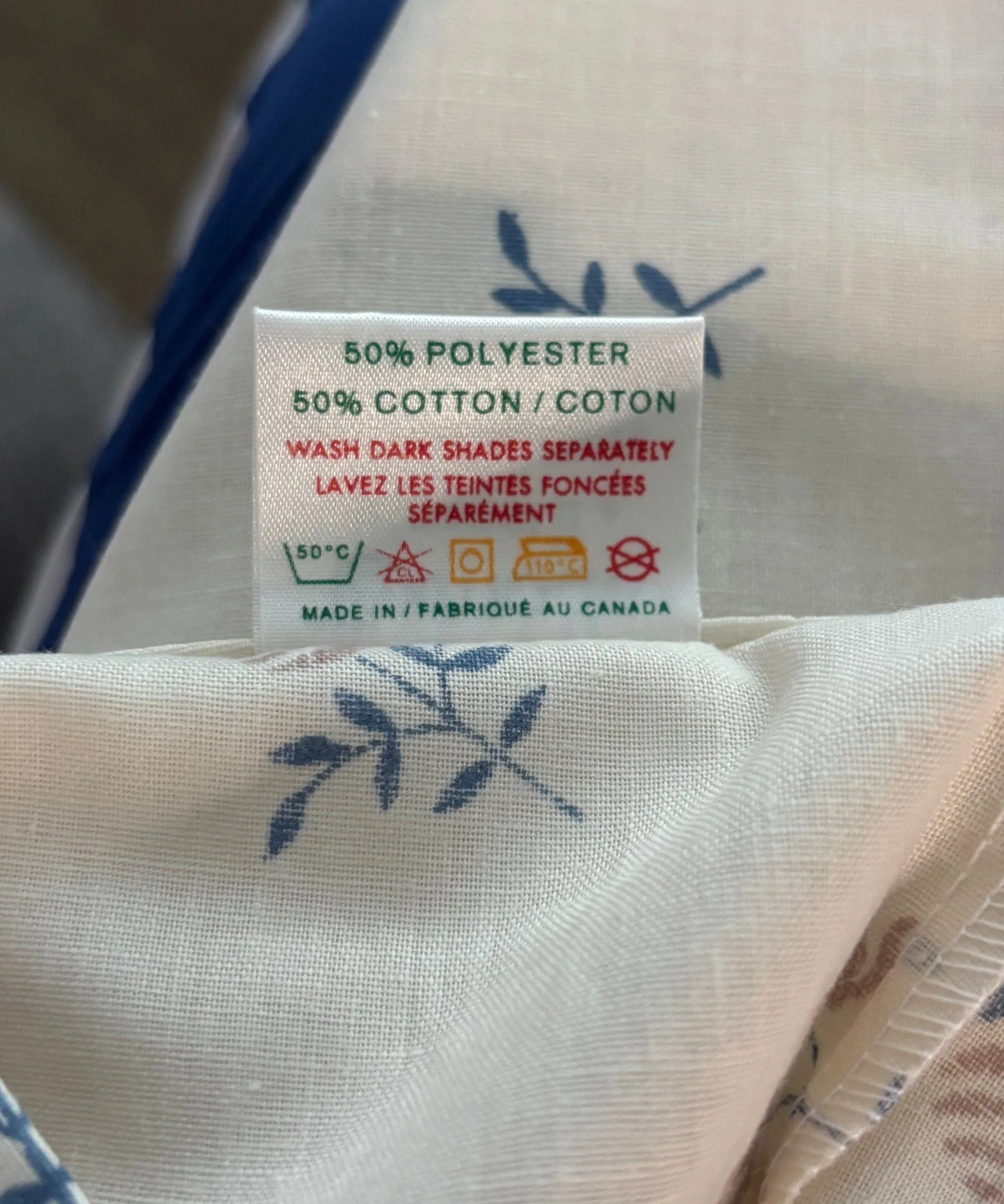 Made in Canada Tex Made Truprest Flower Queen Sized Pillowcases image indicator(4)