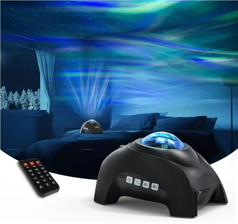 Northern Lights Aurora Projector + 5.9" Moon Lamp Bundle image indicator(4)