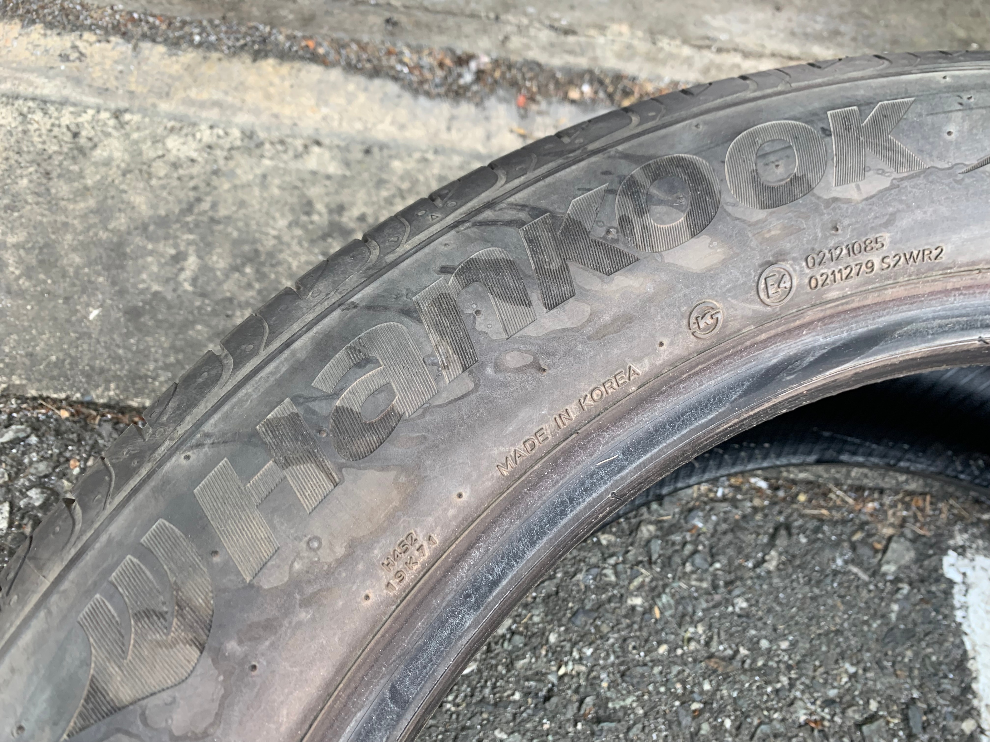1 X single 245/50/20 M+S 102V Hankook Ventus A1 Noble2 60% tread - photo 5
