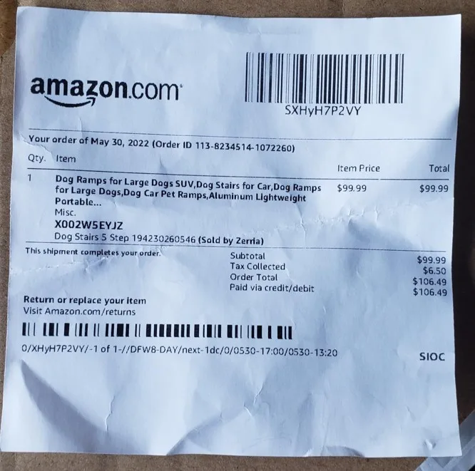 Dog Stairs for Large Dogs, 5 Step Non-Slip, Aluminum Lightweight image indicator(7)