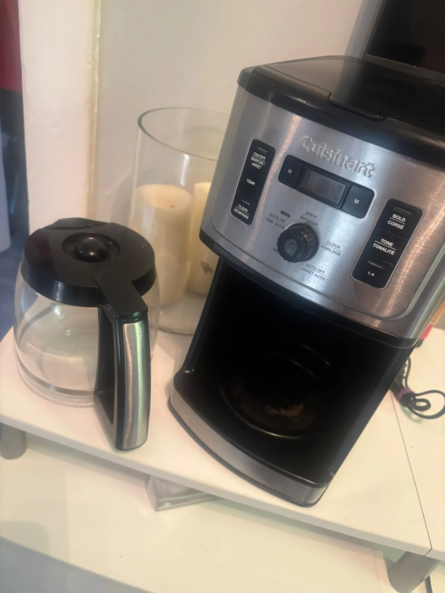 Cuisinart Programmable Coffee Maker 12-Cup Stainless Steel image indicator(3)