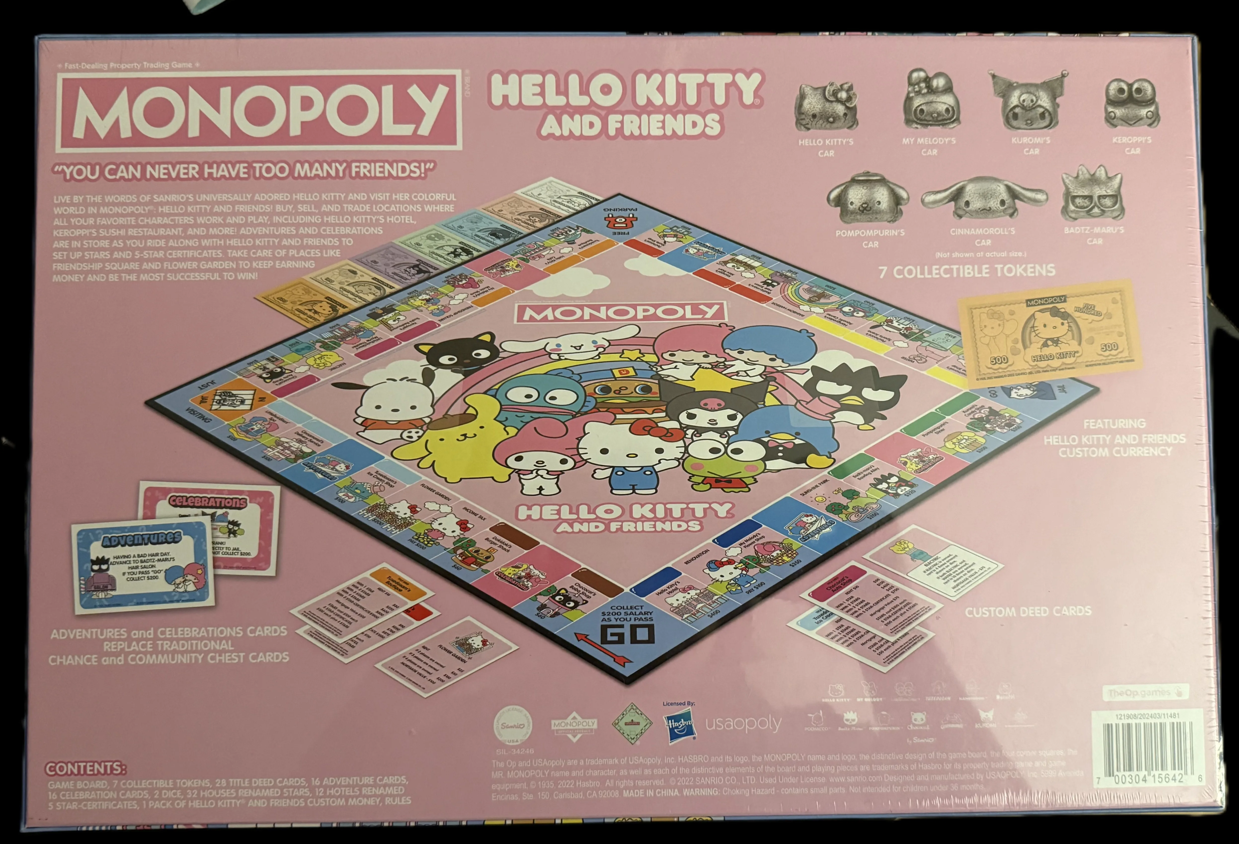 Hello Kitty and Friends Monopoly - BRAND NEW SEALED image indicator(2)