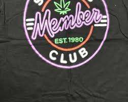 The Smokers Club, Members Shirt, Neon Shirt , Size Small - photo 3
