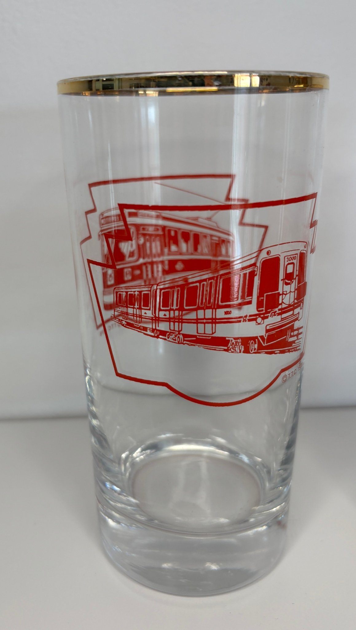 Vintage Toronto Transit Commission TTC Vehicle Drink Glasses - photo 5