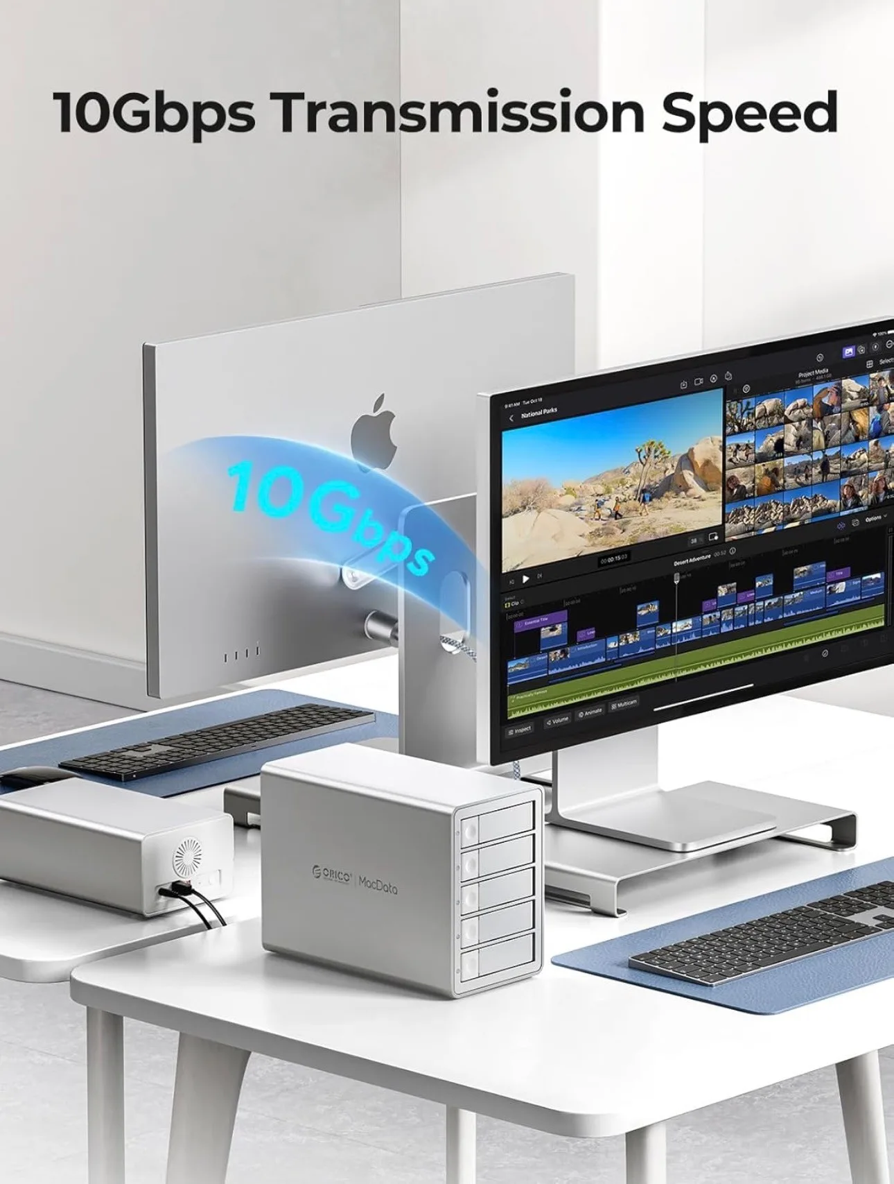 5 Bay Hard Drive Enclosure Up to 330TB for 3.5-inchs HDD -9958C3 thumbnail