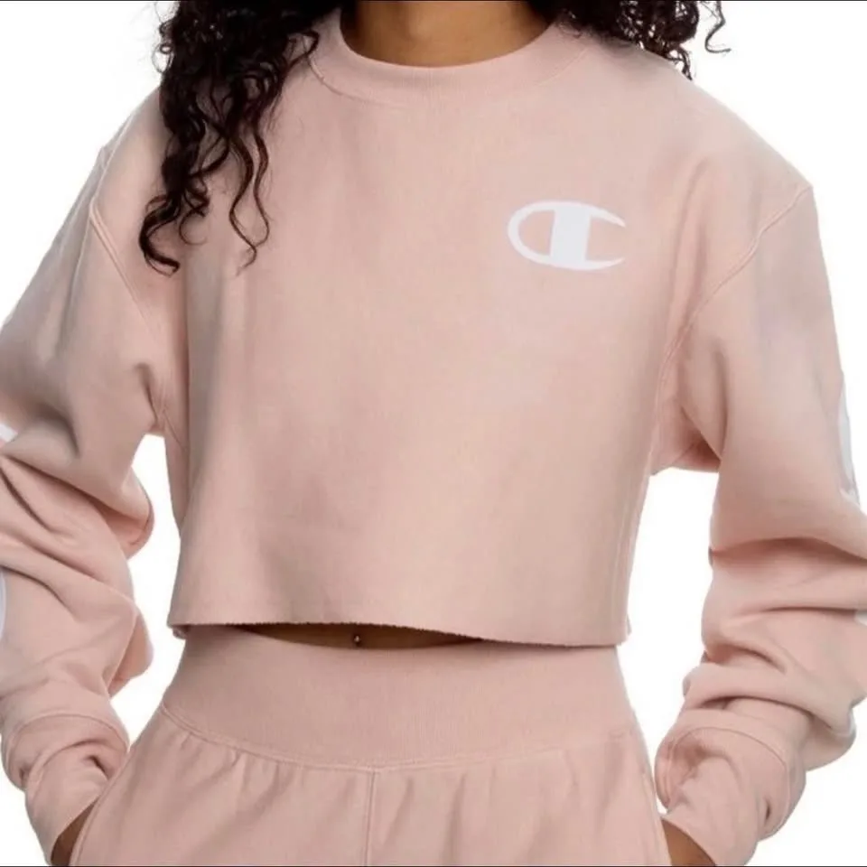 Champion Cropped Sweatshirt Hoodie thumbnail