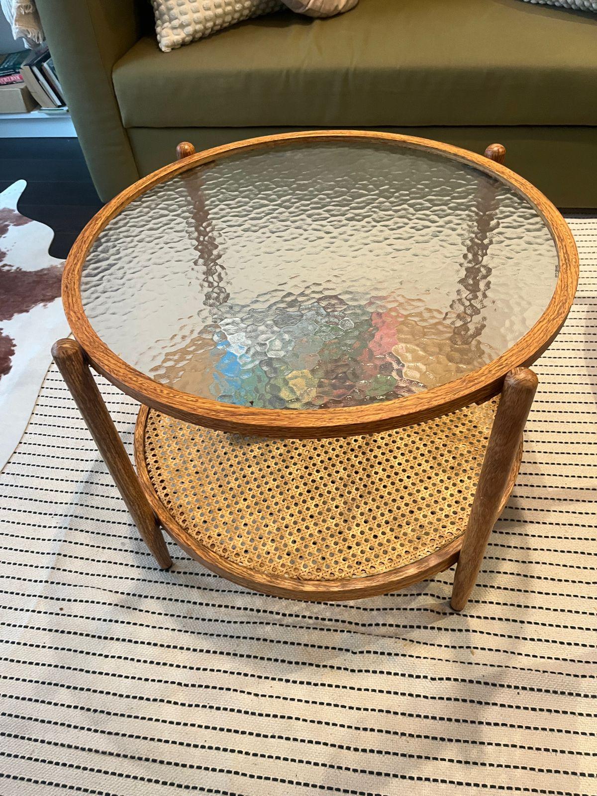 Small rounded coffee table