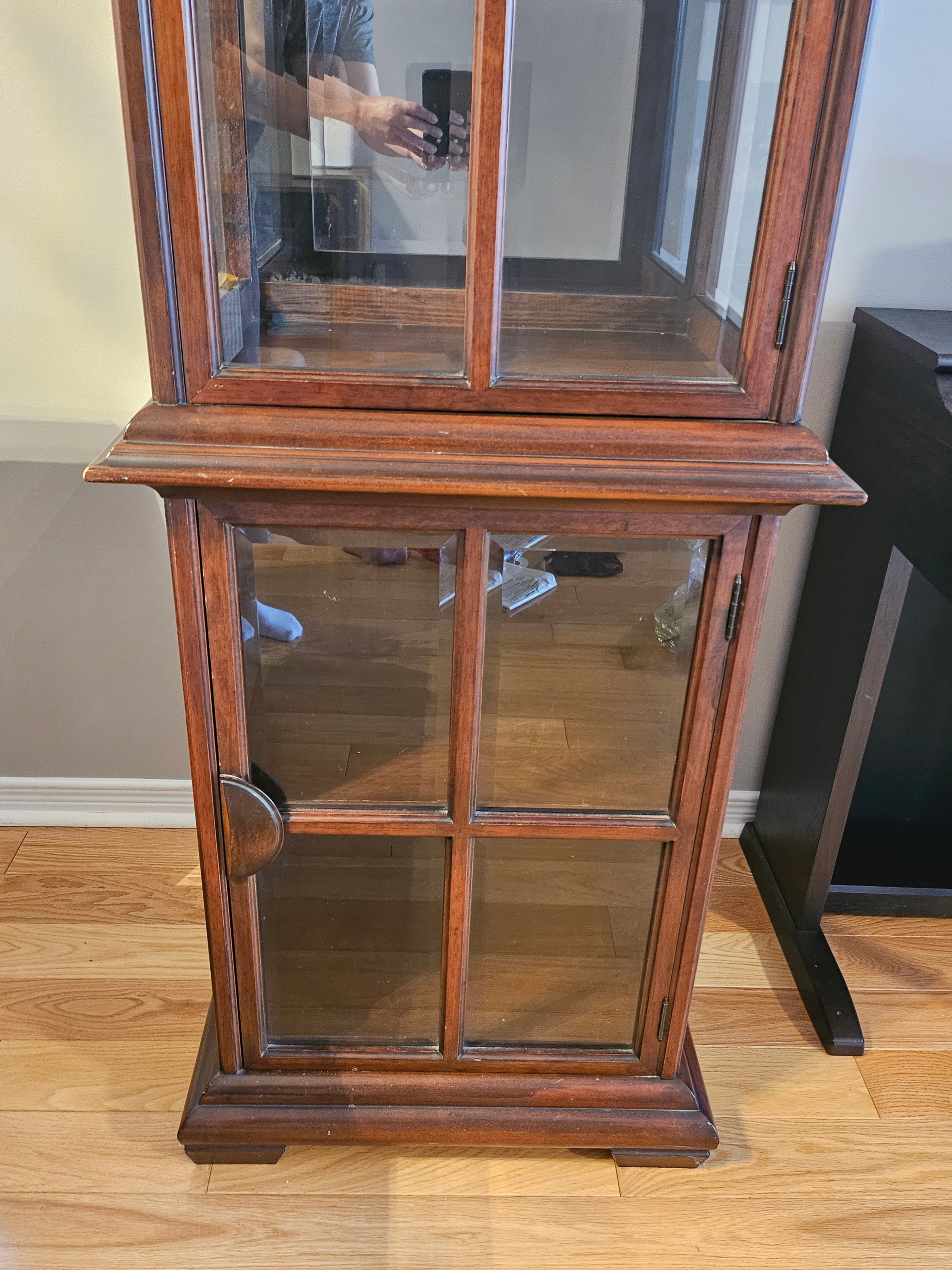 Brown Display Cabinet with Glass doors - photo 5