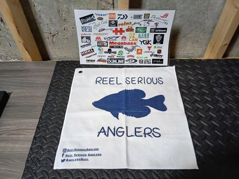 NEW Reel Serious Anglers Fishing Towel - Crappie thumbnail