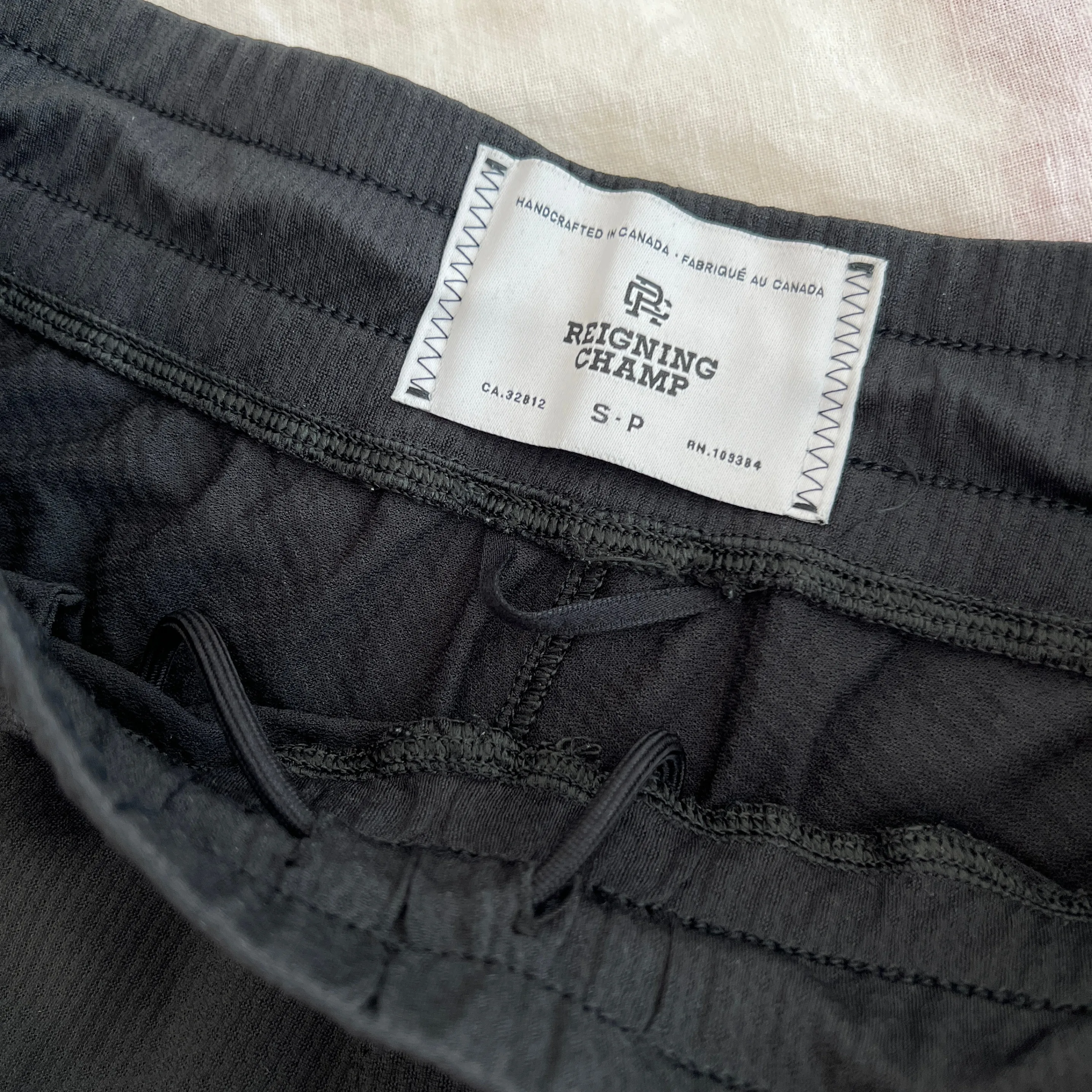 Reigning Champ Logo Gym Shorts Black - Small image indicator(3)