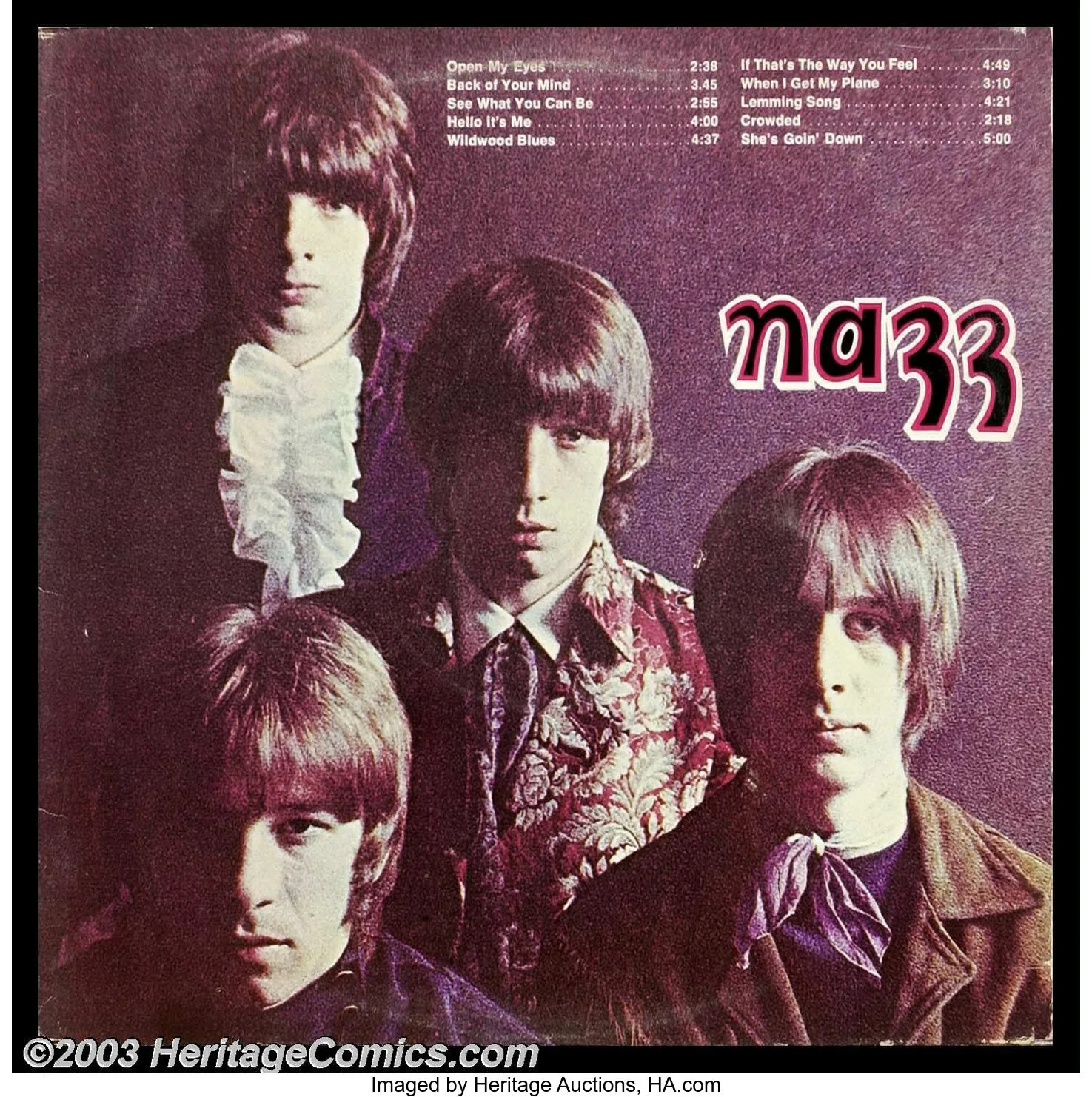 RARE 1968 Atlantic White-Label Mono Promo – Todd Rundgren / Nazz image indicator(4)