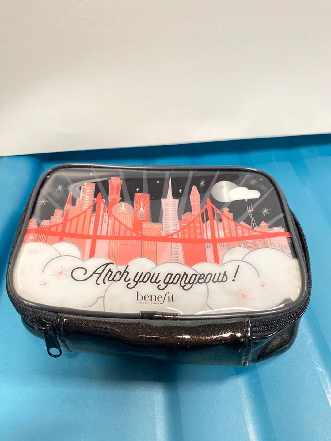 Benefit makeup accessories bag