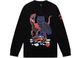 OVO x Jurassic Park Crewneck (FW21) Black - Size Large thumbnail