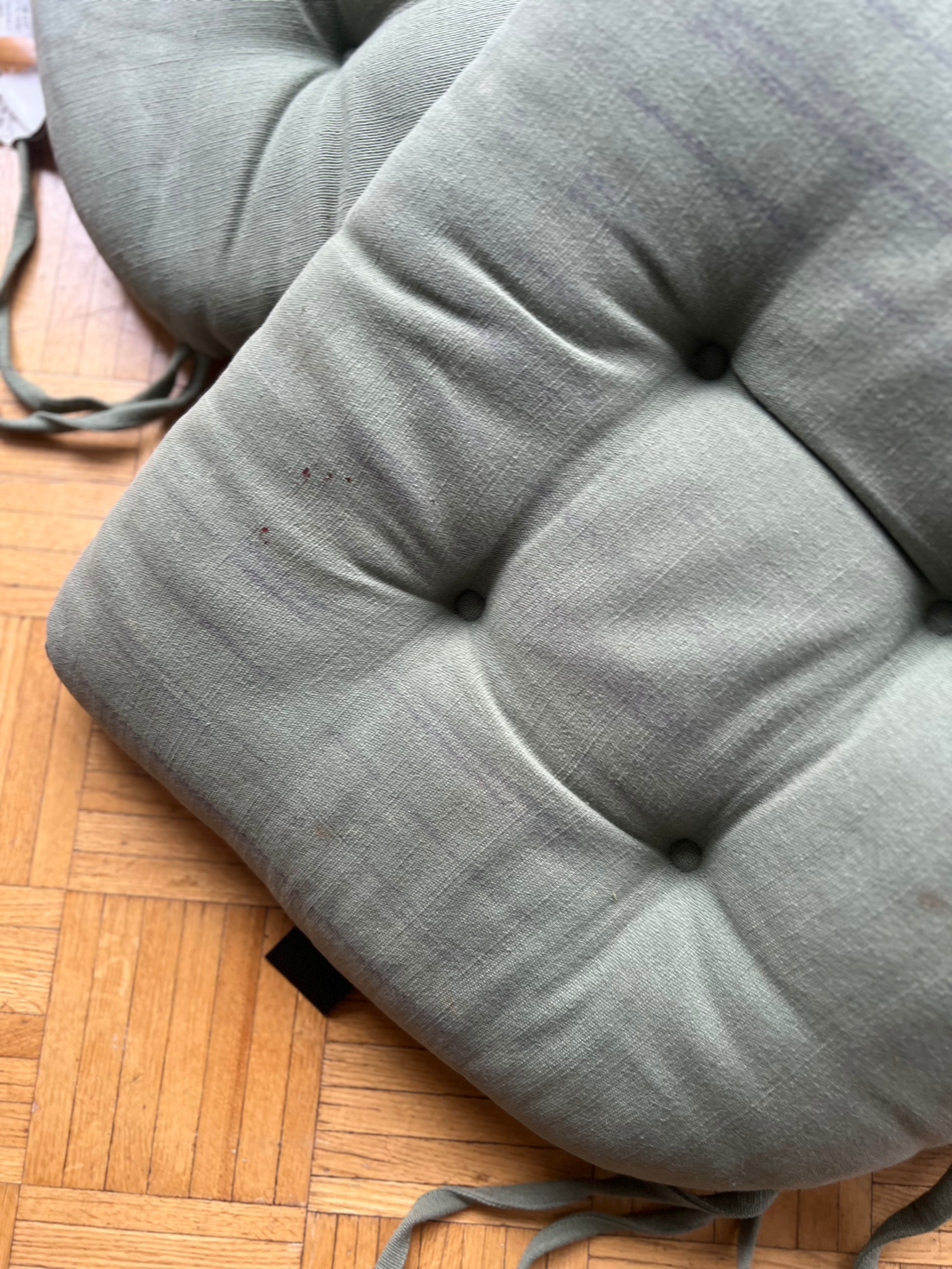 Set of 4 Cottonwood Design Outdoor Chair Cushions – Sage Green - photo 2