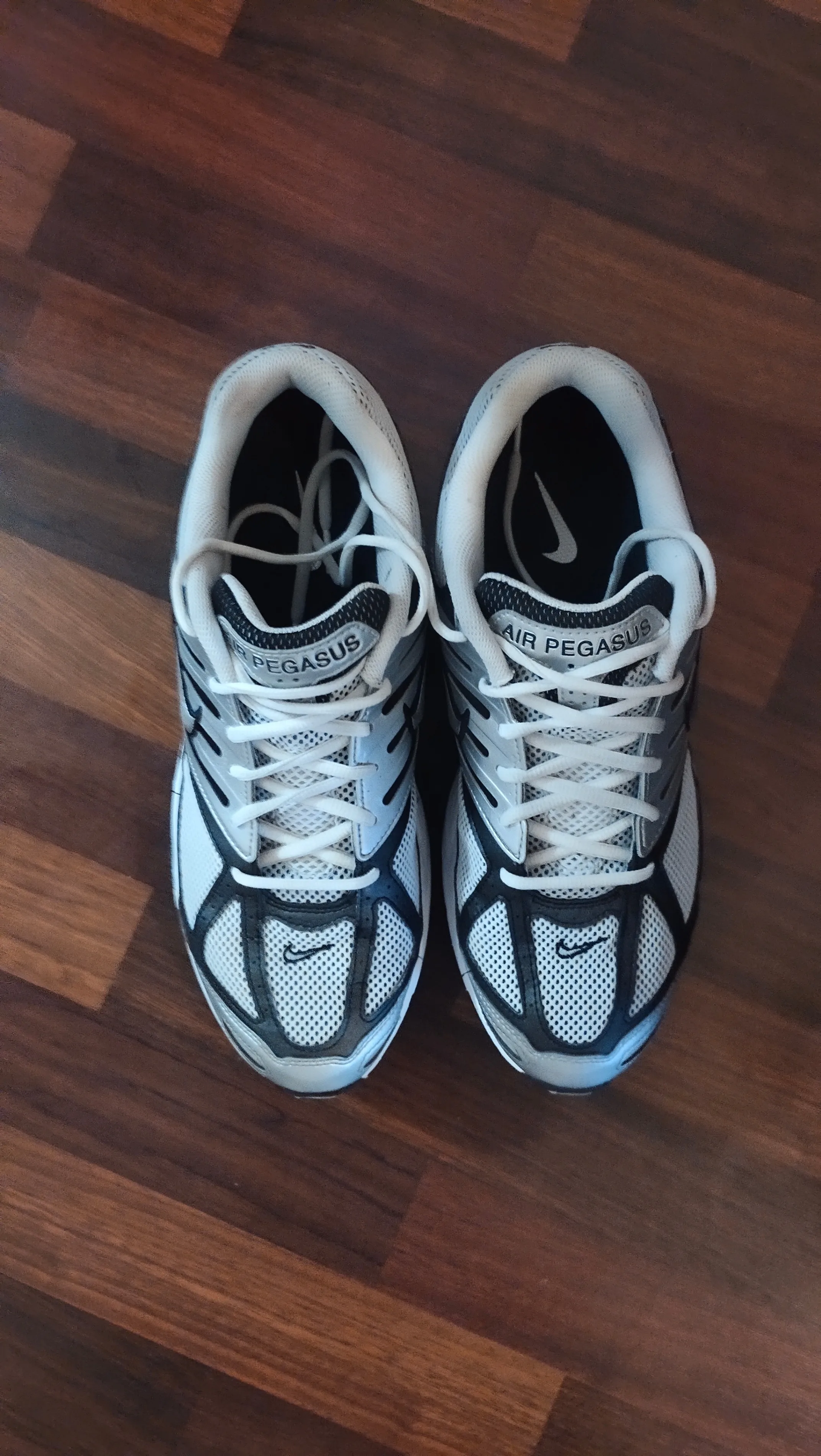 LIKE - NEW NIKE AIR MAX PEGASUS, Silver/White/Black, Fashion and image indicator(4)