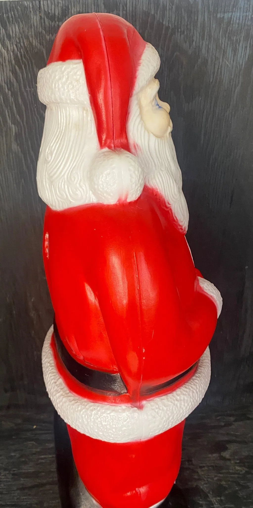 Vintage Union Products Plastic Blow Mold Illuminated Santa Claus image indicator(8)