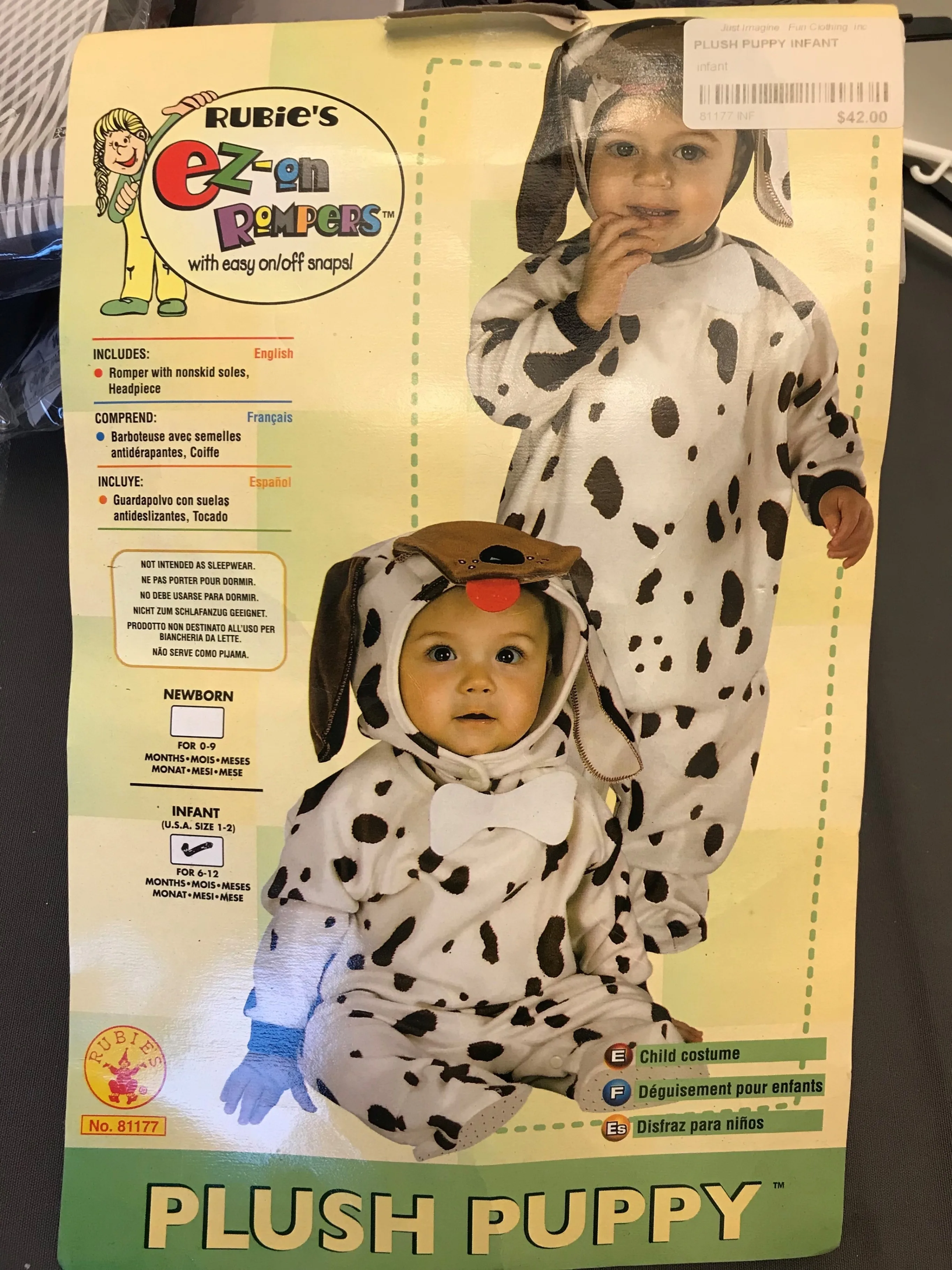 "Plush Puppy" Kid's Halloween Costume image indicator(2)