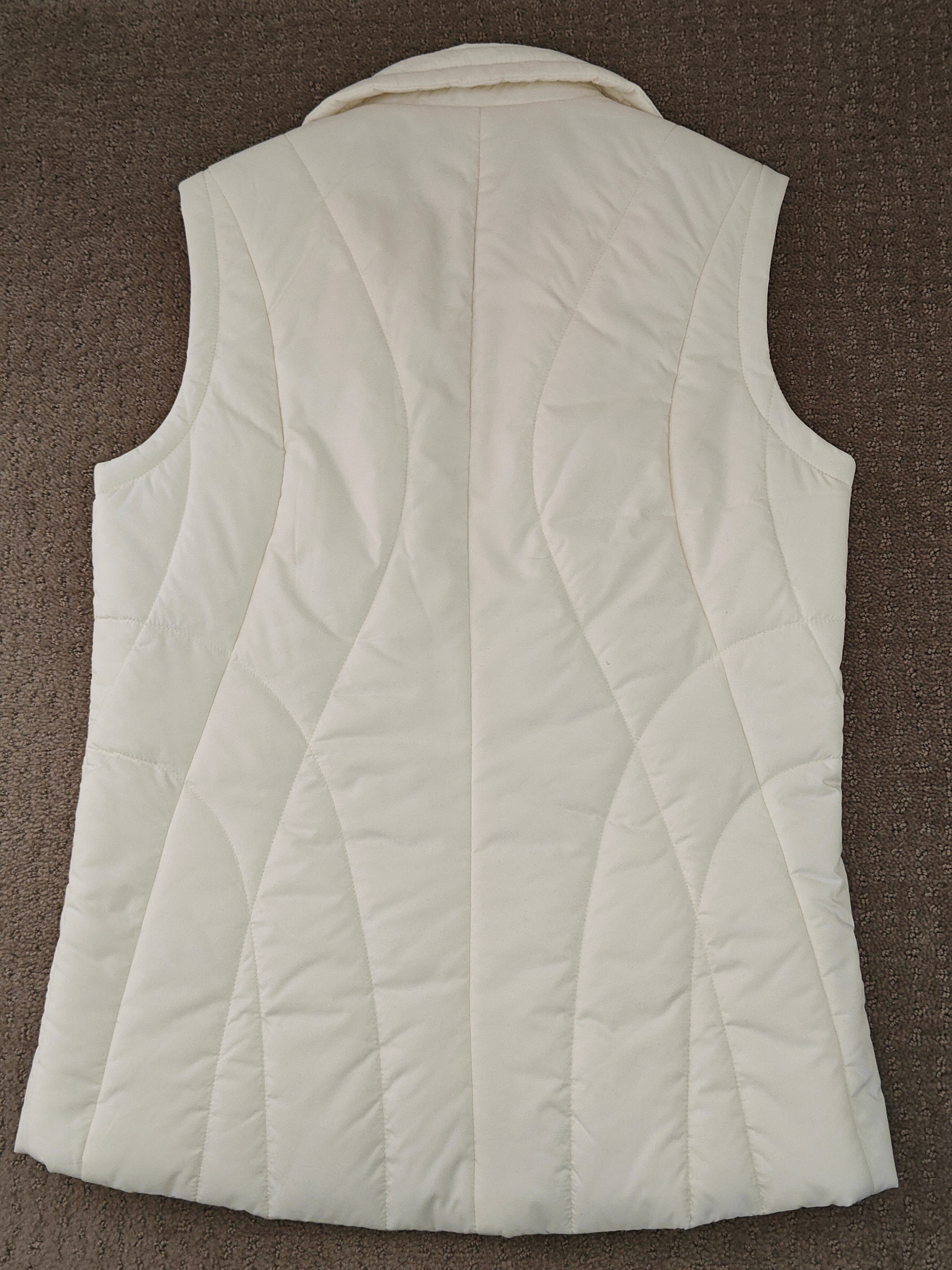 Tommy Hilfiger White Puffer Vest - Women - Size: Small - photo 4