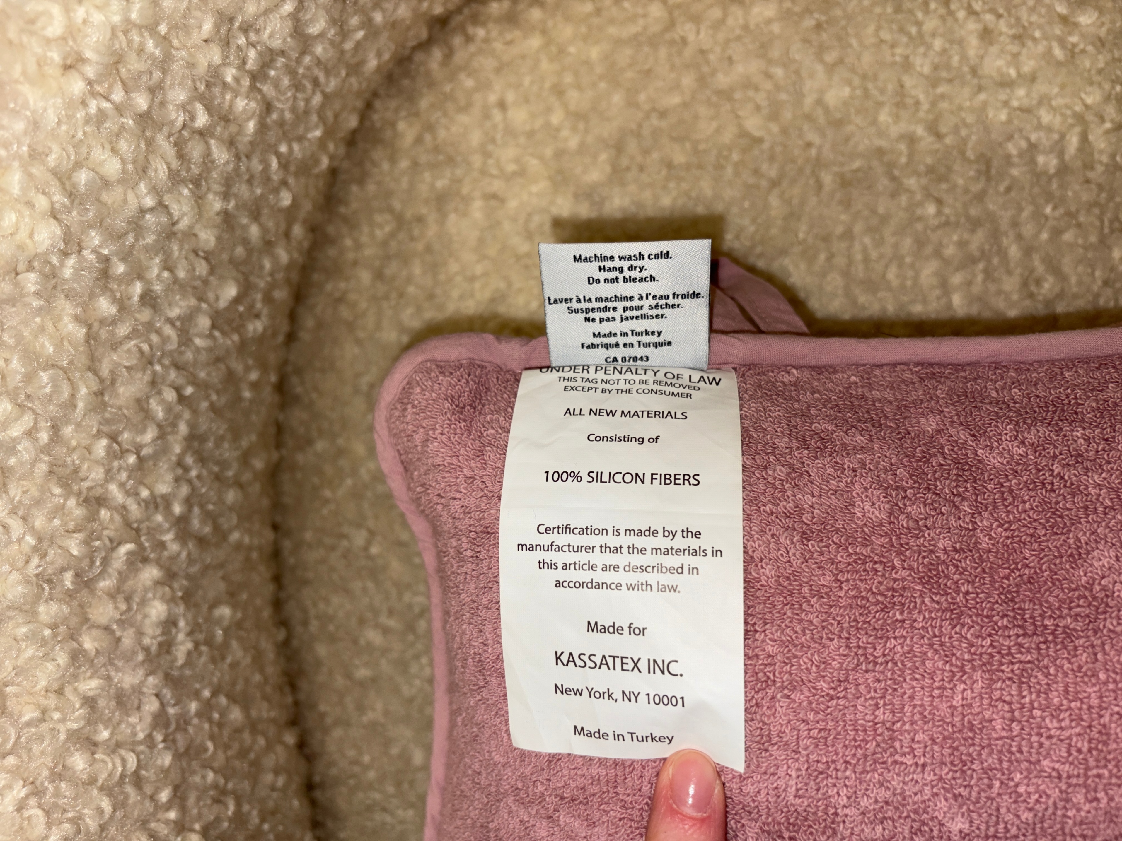 100% Cotton Bath Pillow - photo 5