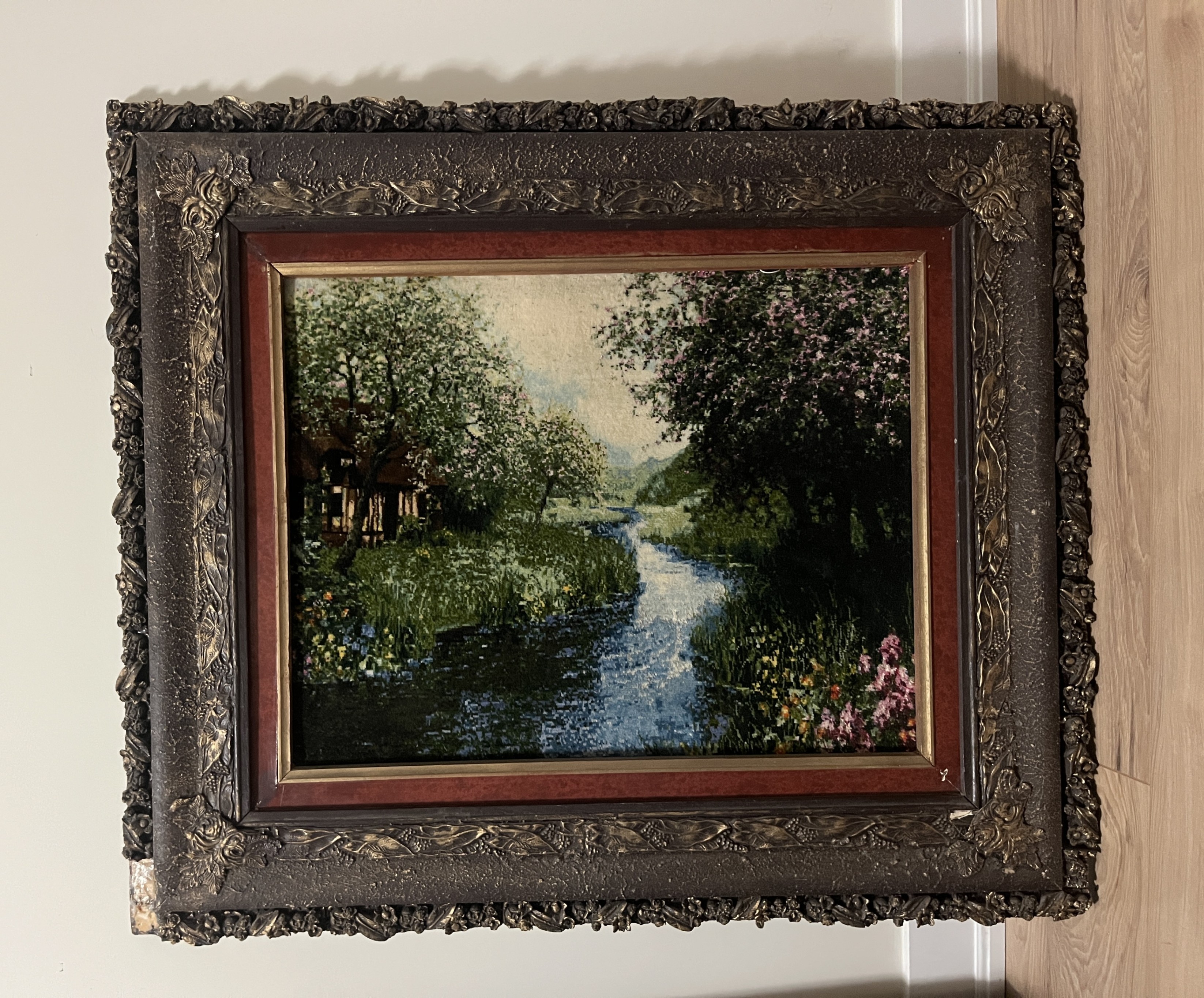 Handmade Persian Tableau Rug