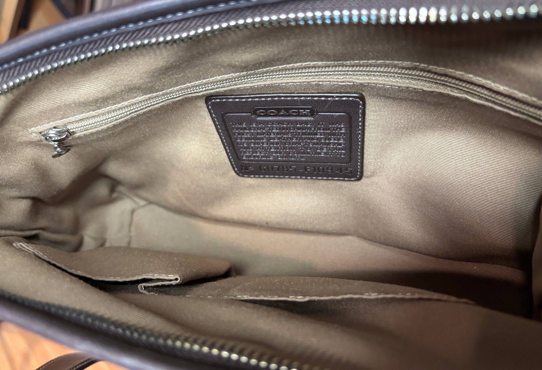 Coach Soho Signature Suede and Jacquard Crossbody Purse F10945 - photo 4