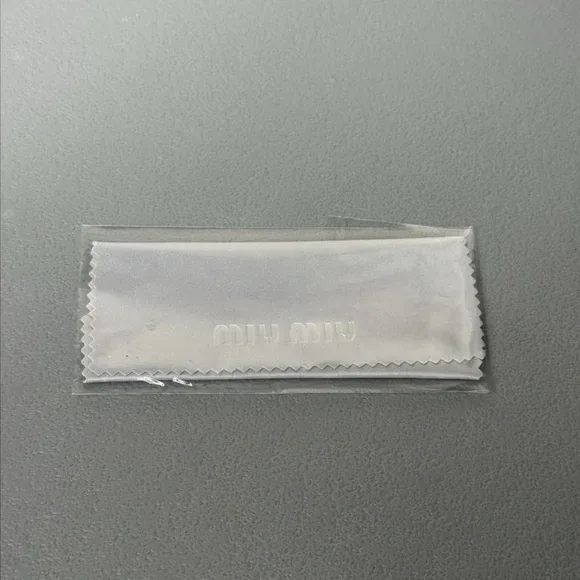 New MIU MIU MU 08ZS 1AB5S0 Black Grey Women's 53 mm Sunglasses image indicator(9)