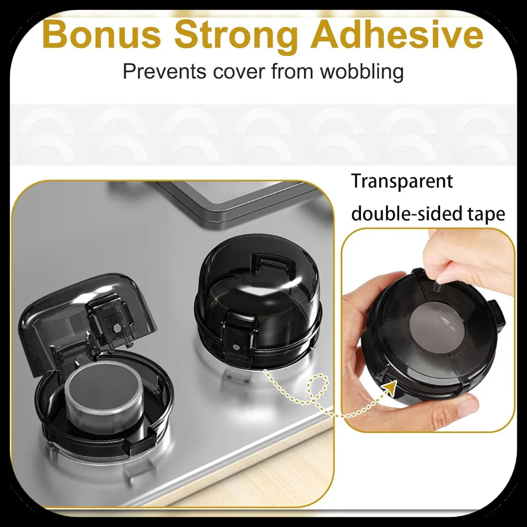 Stove Knob Covers for Child Safety image indicator(5)
