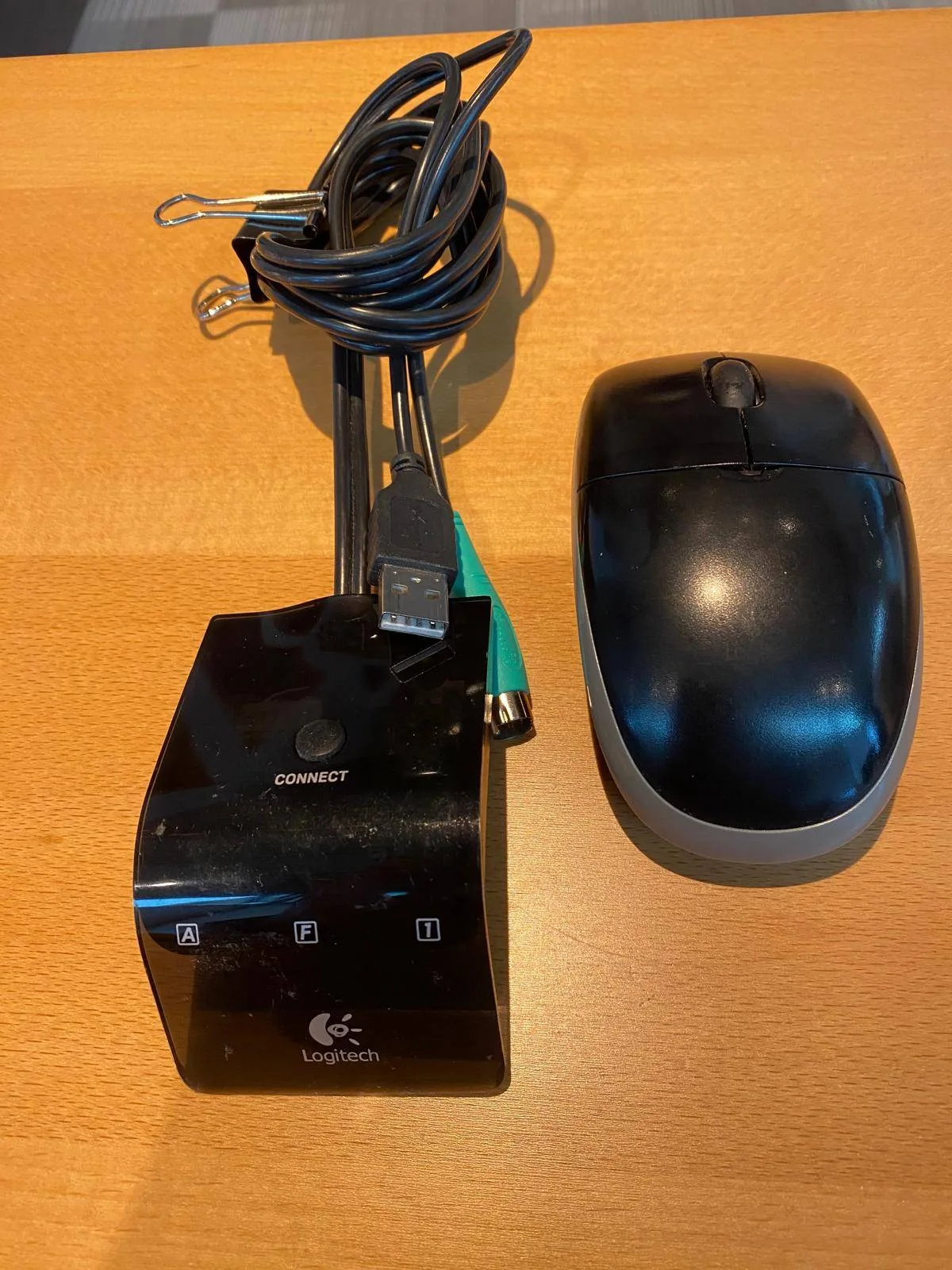 Logitech wireless mouse with Receiver (M-R0006)
