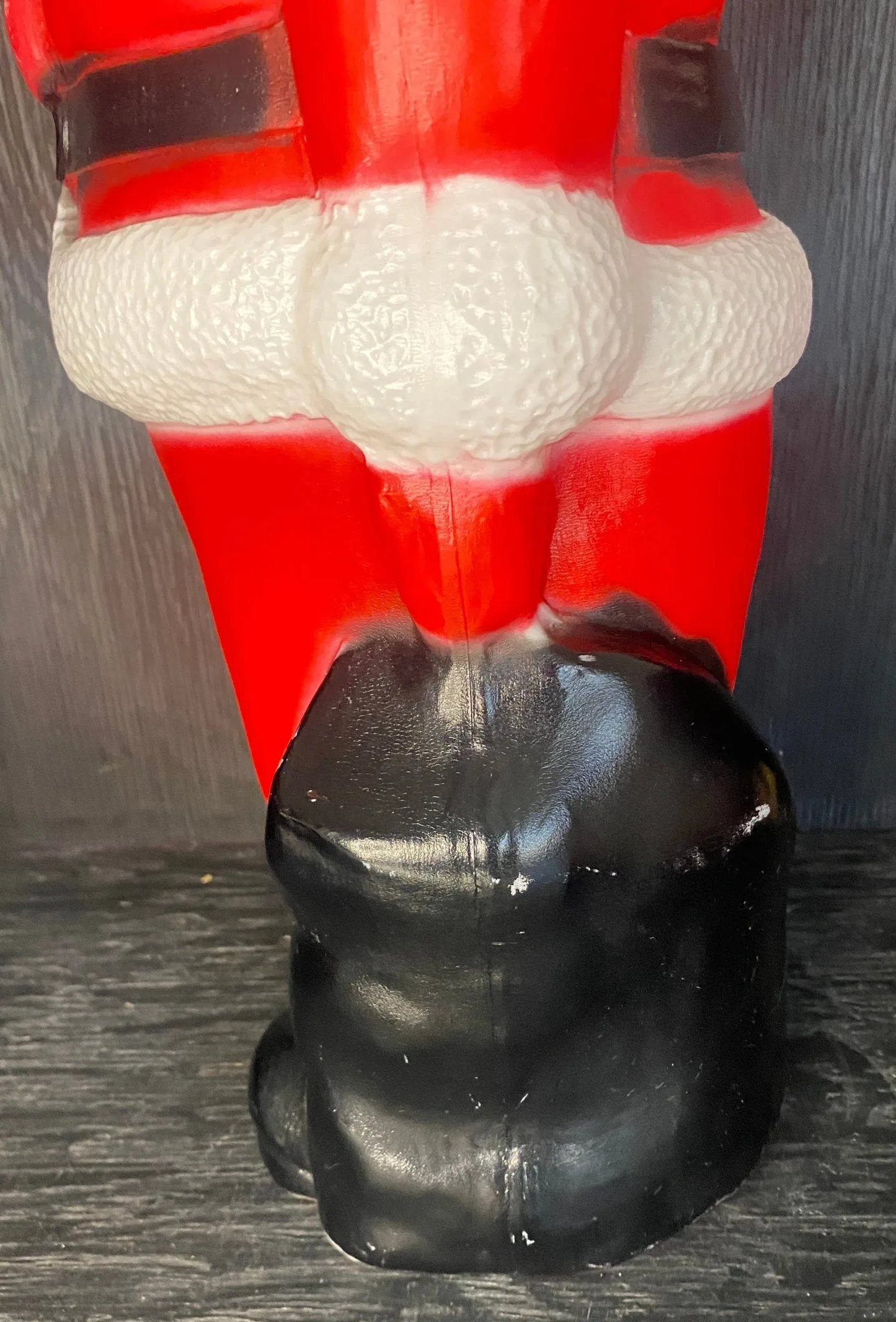 Vintage Union Products Plastic Blow Mold Illuminated Santa Claus image indicator(5)
