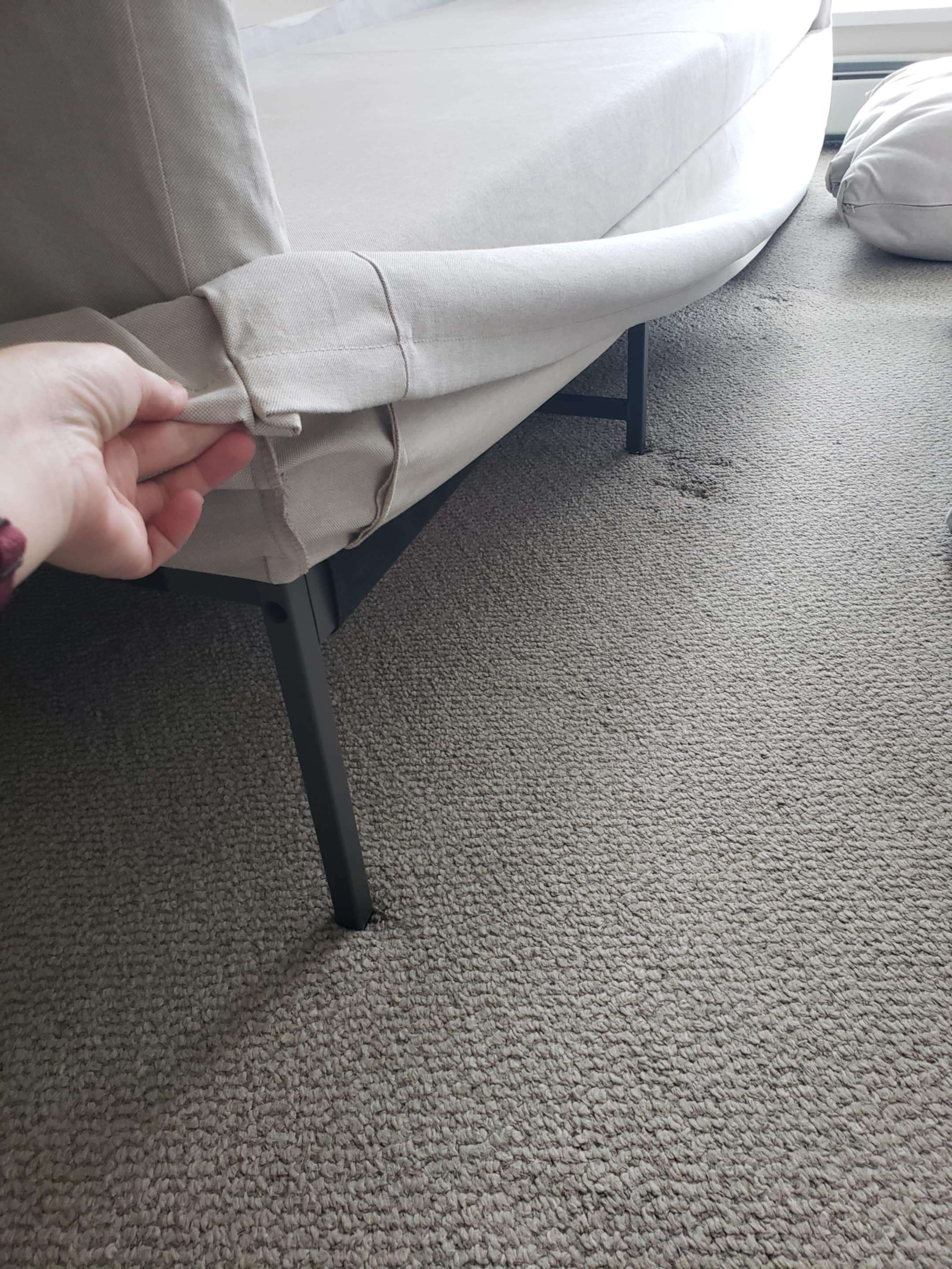 IKEA Sandbacken sofa with ottoman - photo 4