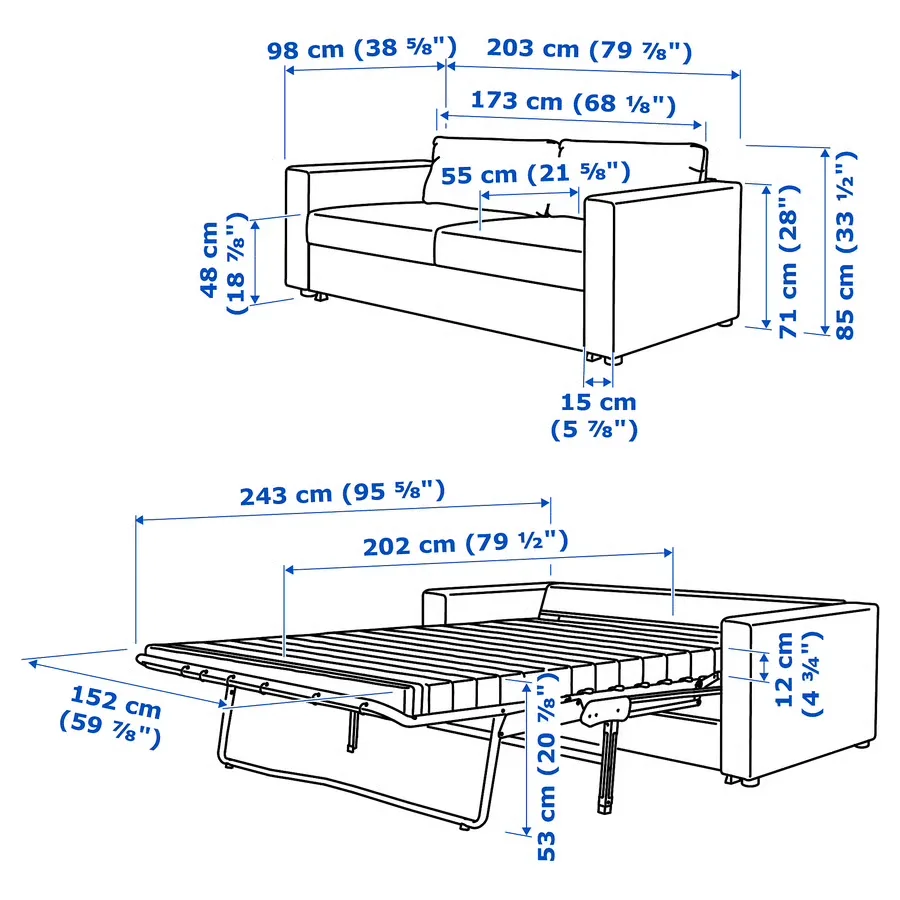 Queen Size Finnala Sofa Bed - 1 Arm image indicator(5)