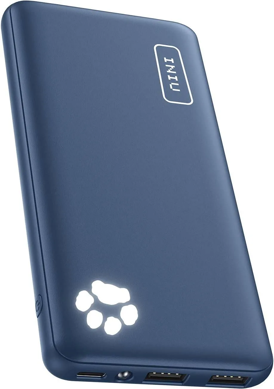 INIU Power Bank, Slimmest & Lightest 10000mAh High-Speed Charger