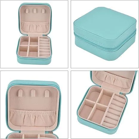 Travel Jewelry Case Box Jewelry Organizer Storage Case Portable image indicator(2)
