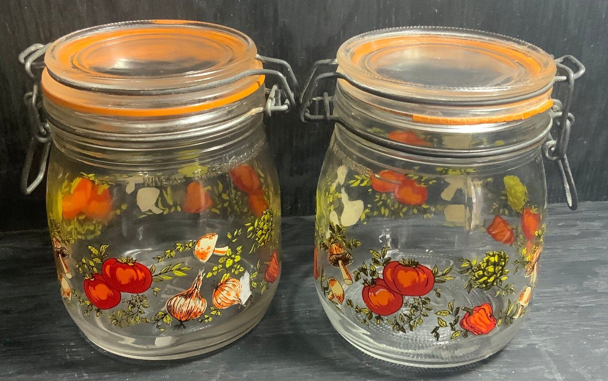 Arc France Vegetable Glass Canisters Jars with Bales - photo 2
