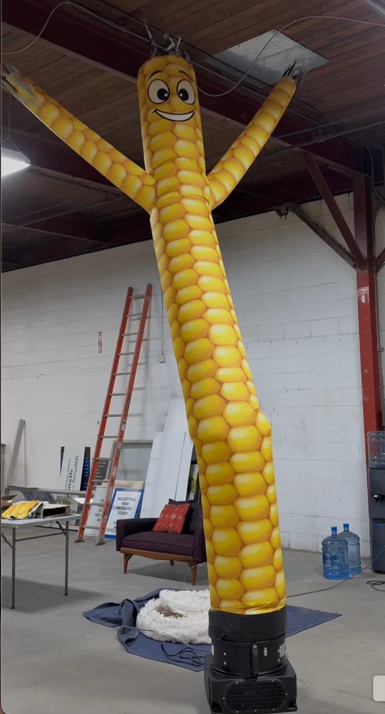 Inflatable Tube Man - Corn