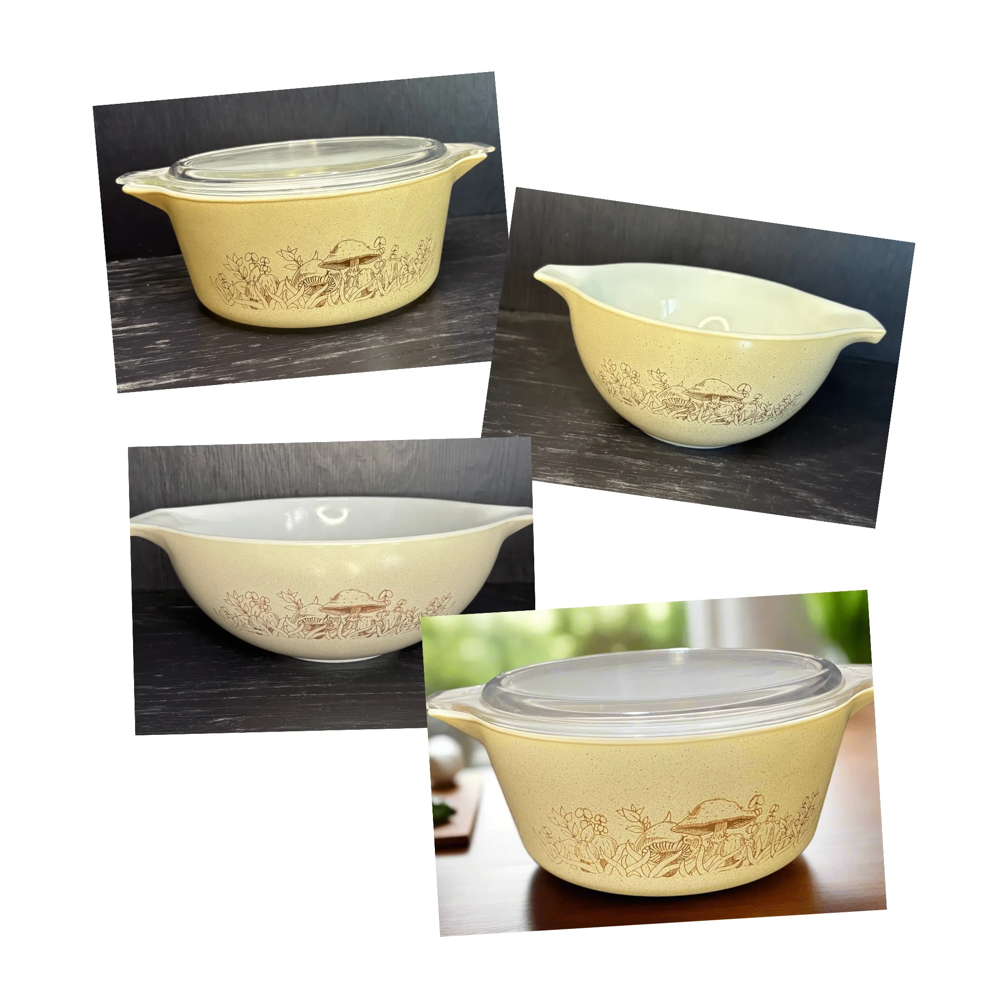 Pyrex Forest fancies Casserole Dishes and Mixing Bowls thumbnail