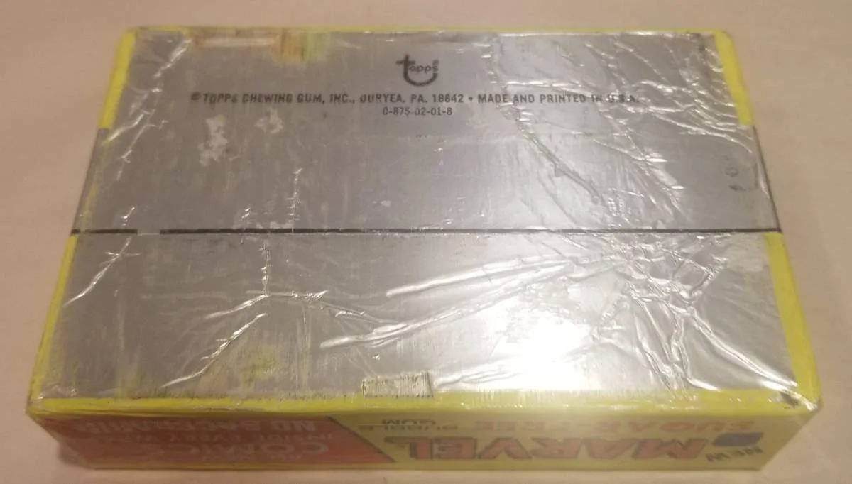 1978 Topps Marvel Sealed Gum Box – Spider-Man Art Pedigree Copy image indicator(9)