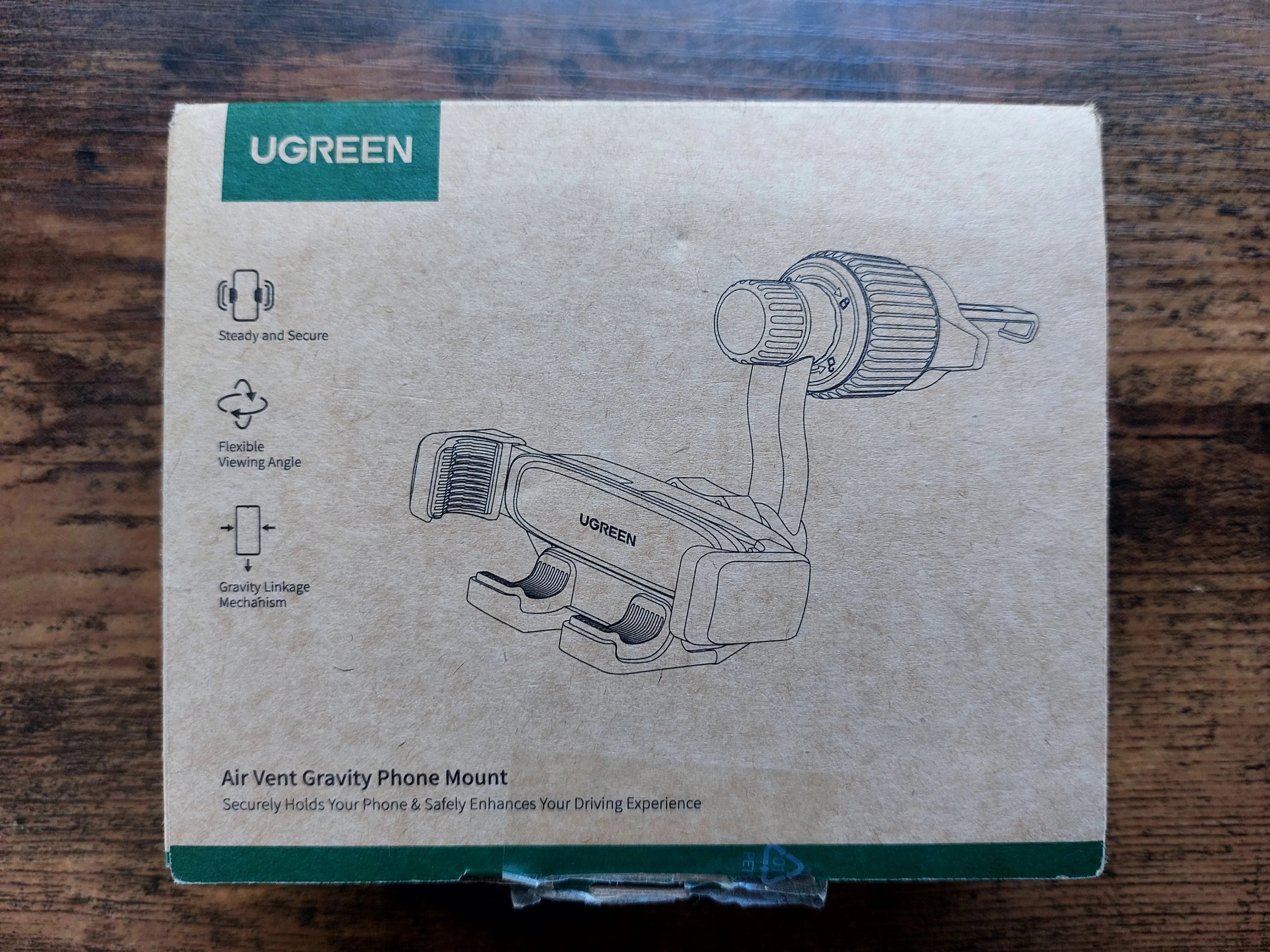 UGREEN Gravity Car Phone Mount image indicator(3)