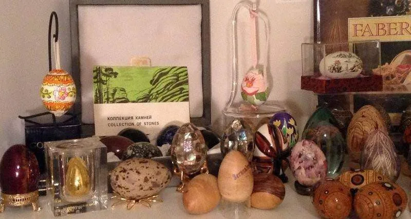 RARE Collector’s Lot 60+ Decorated Eggs Pysanky Stone Porcelain image indicator(3)