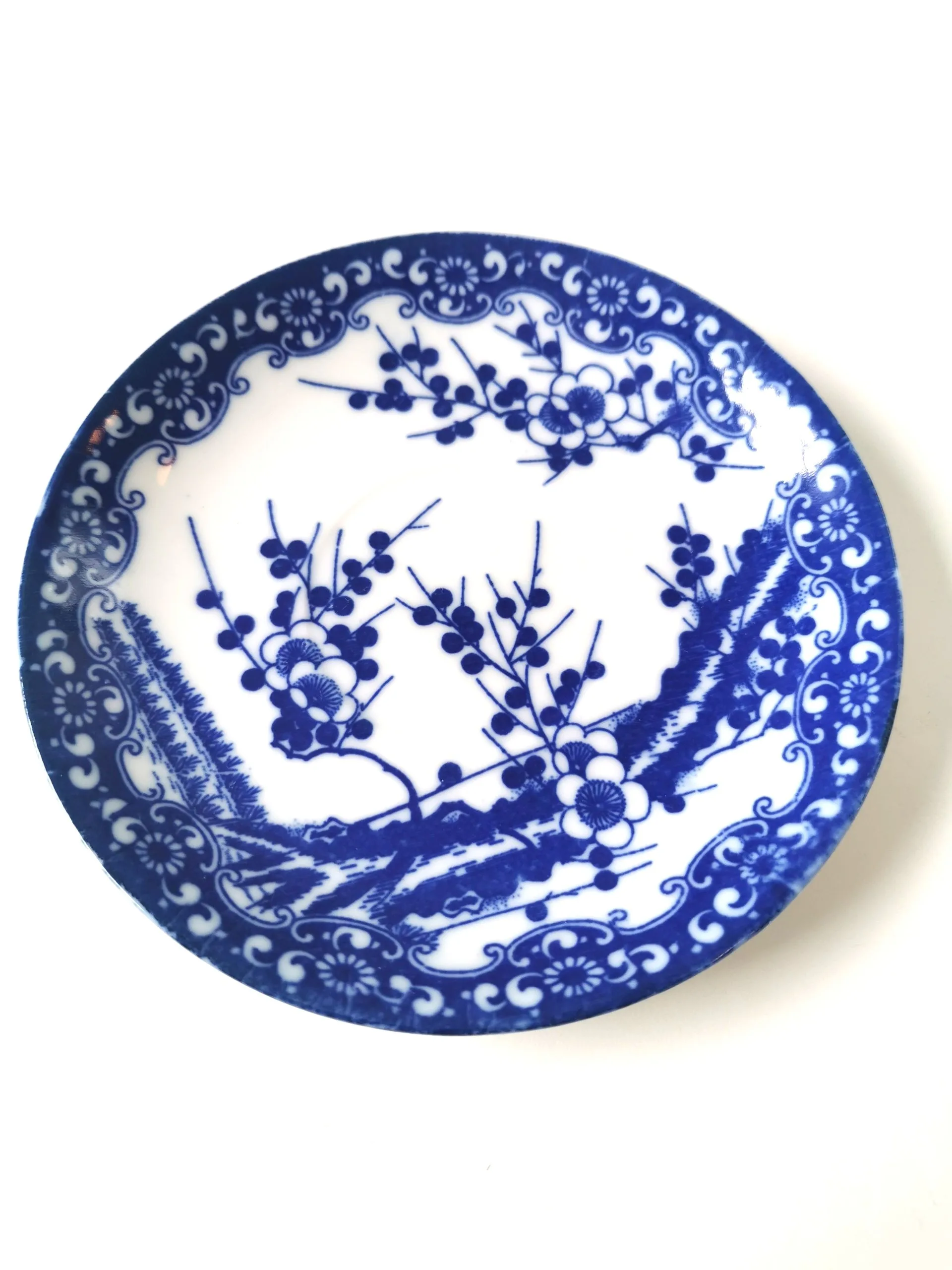 Collector Plates Four- Two Japanese, Two English Vintage image indicator(5)