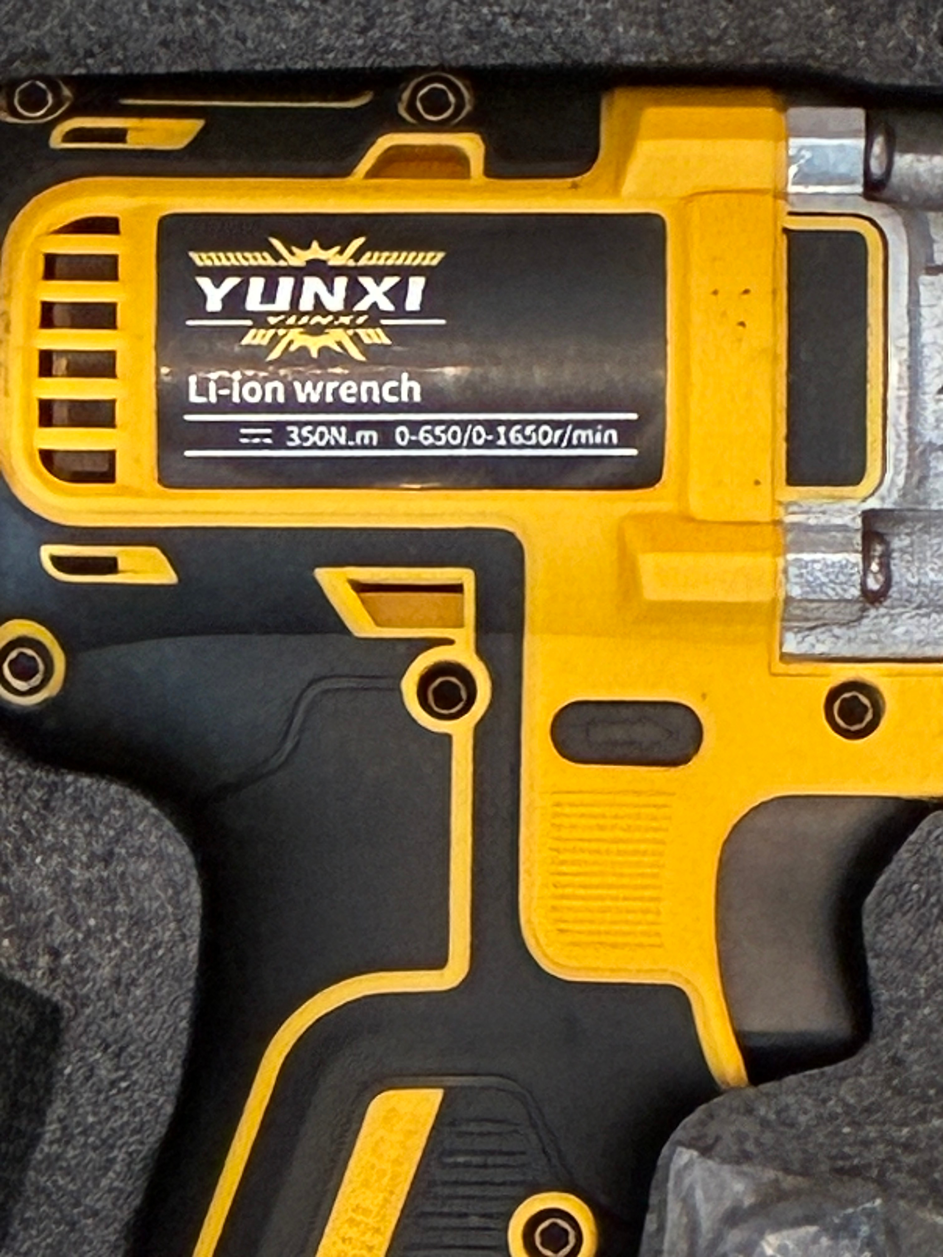 YUNXI Lithium Electric Wrench set, Li-Ion battery. Cordless. - photo 3