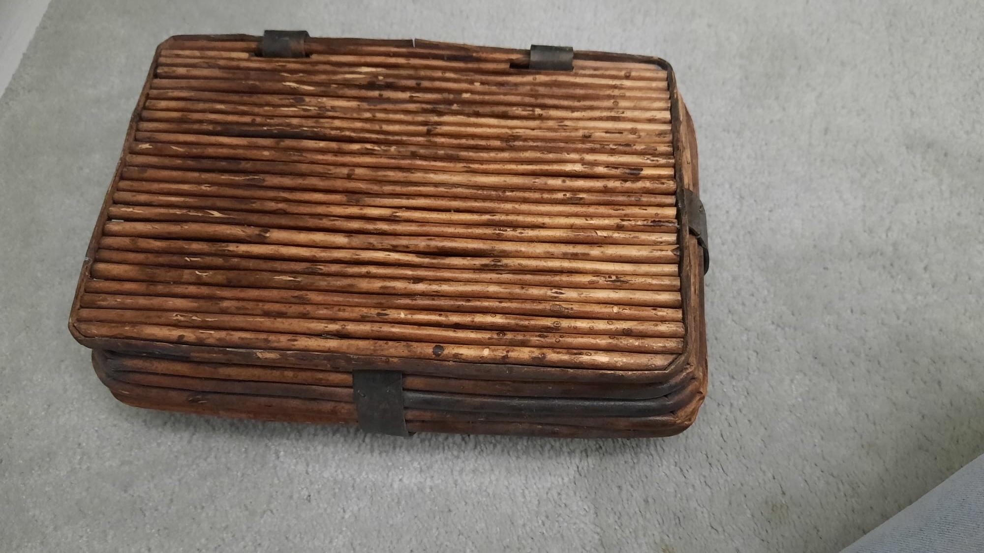 Bamboo rattan box with lid - photo 5