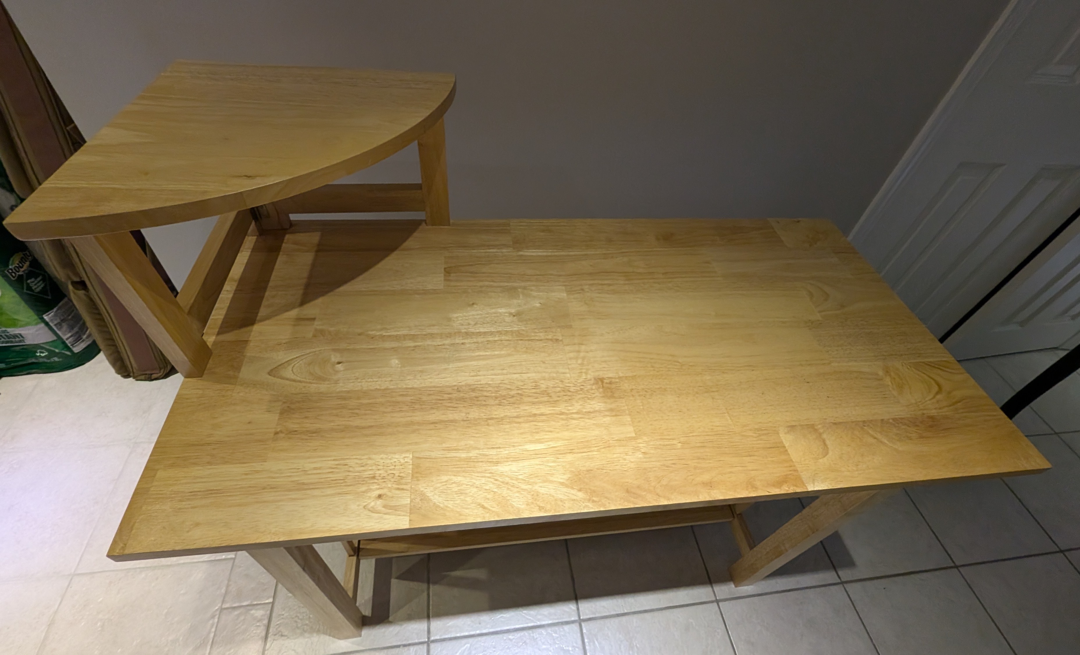 IKEA Foldable Compute Table with Keyboard Tray and Monitor Shelf