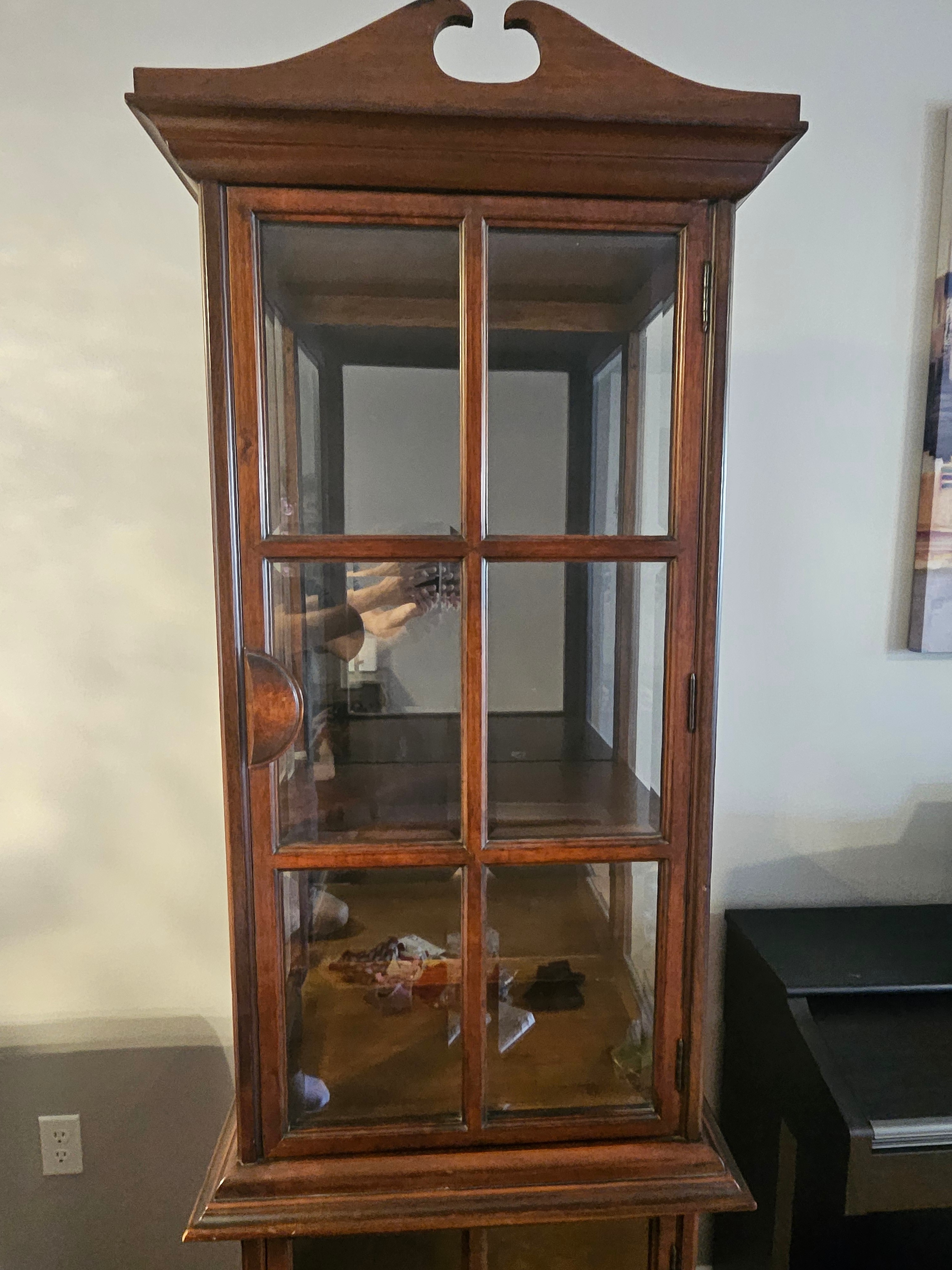 Brown Display Cabinet with Glass doors - photo 4