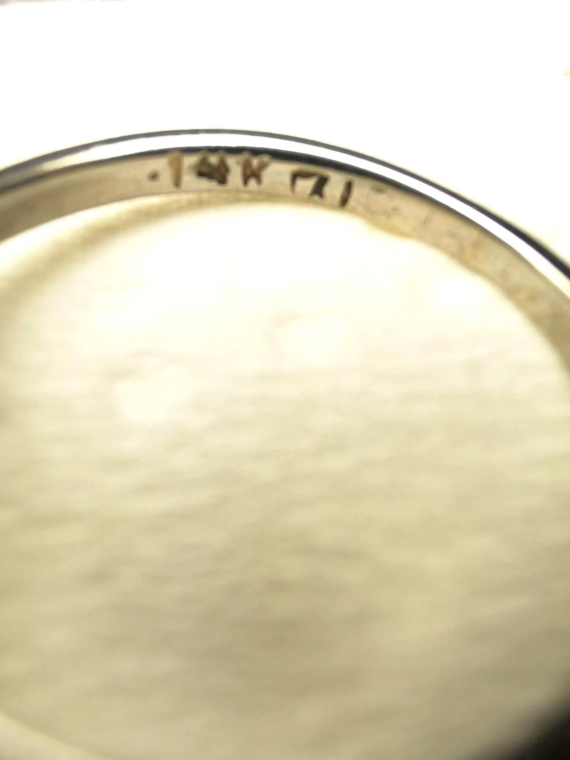 Ring 14k White Gold Natural Blue Sapphire Ten Diamond Accents image indicator(10)