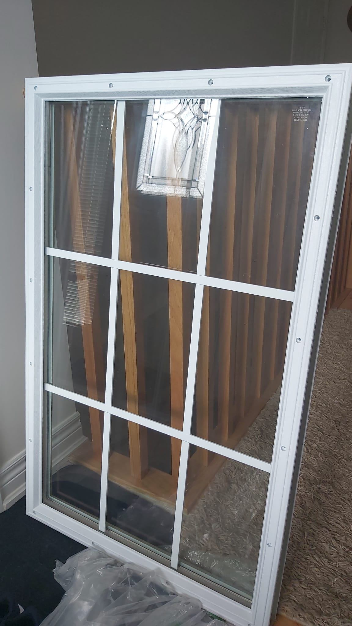 ODL 9-Lite Clear Low-E Door Glass Insert – Like New (22×36x1)