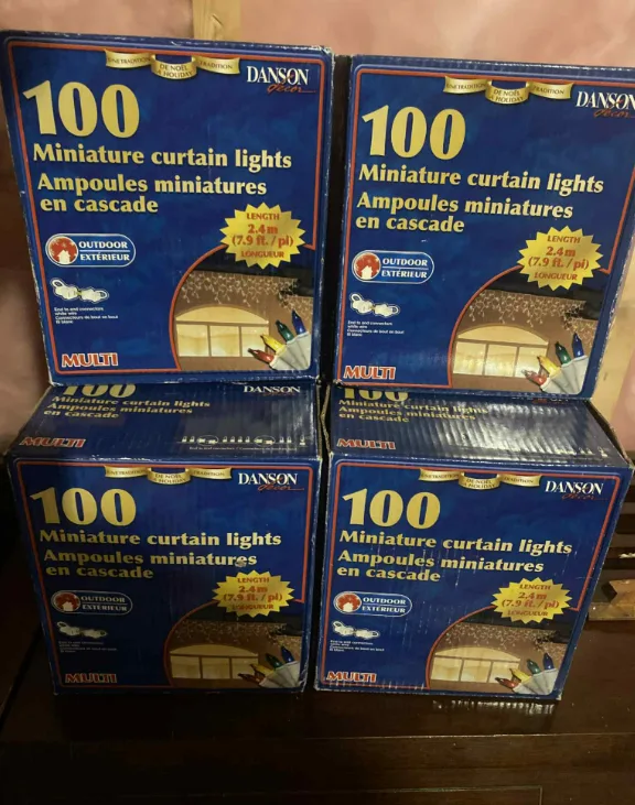 BULK Christmas Lights – Various Types & Colors – $20/Box image indicator(10)